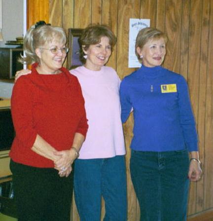 Molly Hefner, Kay Oakes, Pris Grizzard